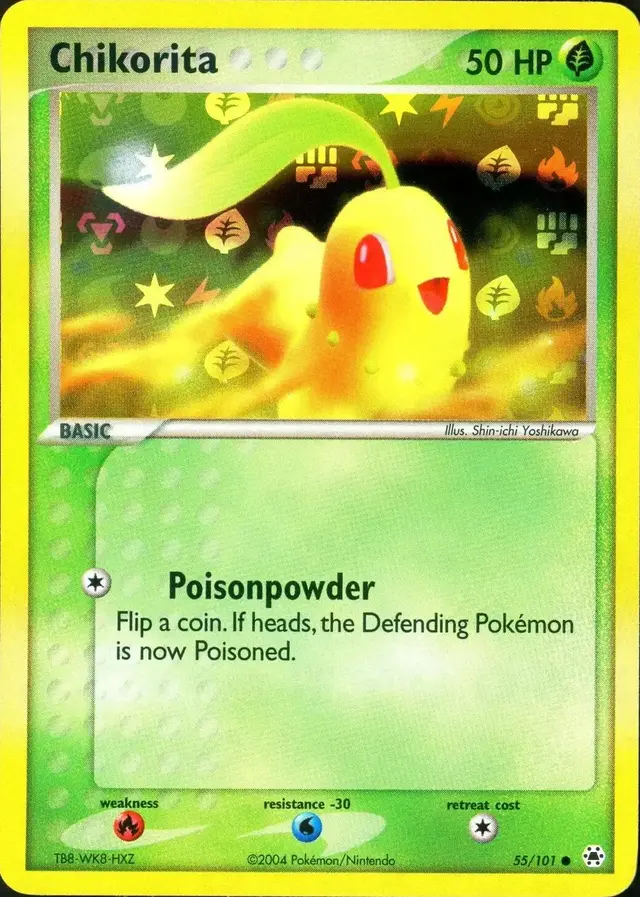 Chikorita [Reverse Holo] - Pokemon Hidden Legends #55