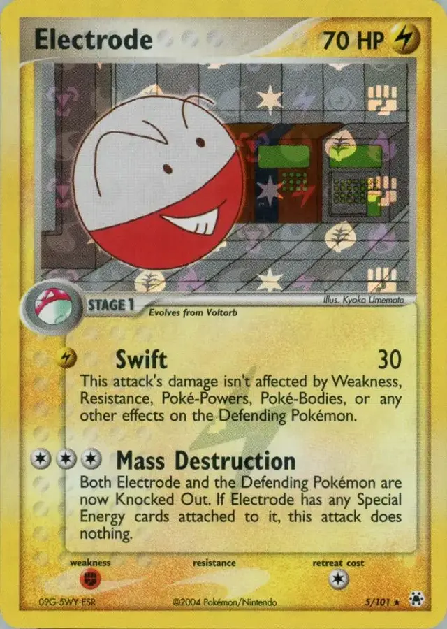 Electrode [Reverse Holo] - Pokemon Hidden Legends #5