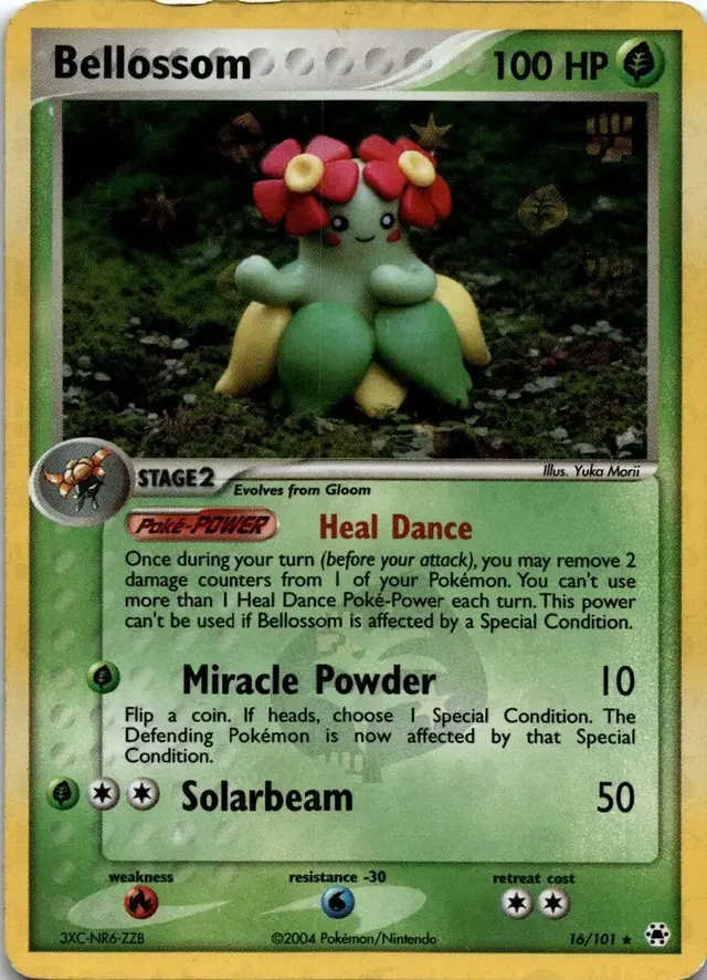 Bellossom [Reverse Holo] - Pokemon Hidden Legends #16