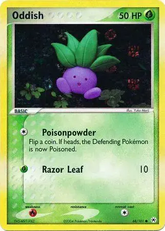 Oddish [Reverse Holo] - Pokemon Hidden Legends #68