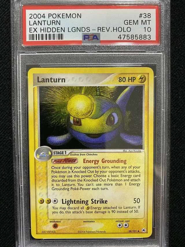Lanturn [Reverse Holo] - Pokemon Hidden Legends #38