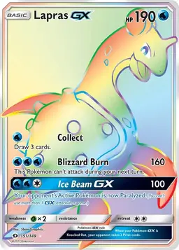 Lapras GX 151 - Pokemon Sun & Moon