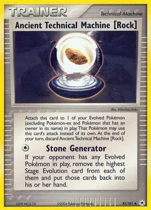 Ancient Technical Machine [Rock] - Pokemon Hidden Legends #85