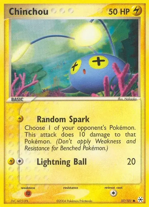 Chinchou - Pokemon Hidden Legends #57