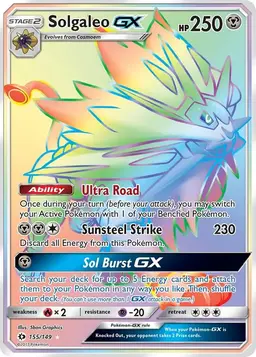 Solgaleo GX 155 - Pokemon Sun & Moon