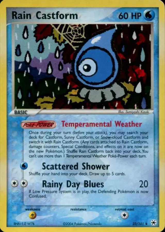 Rain Castform [Reverse Holo] - Pokemon Hidden Legends #23