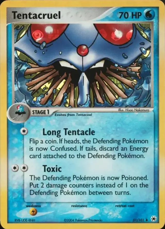 Tentacruel [Reverse Holo] - Pokemon Hidden Legends #51