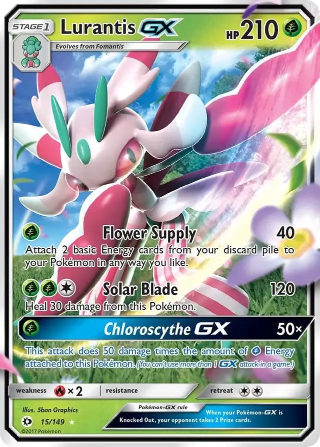 Lurantis GX - Pokemon Sun & Moon #15