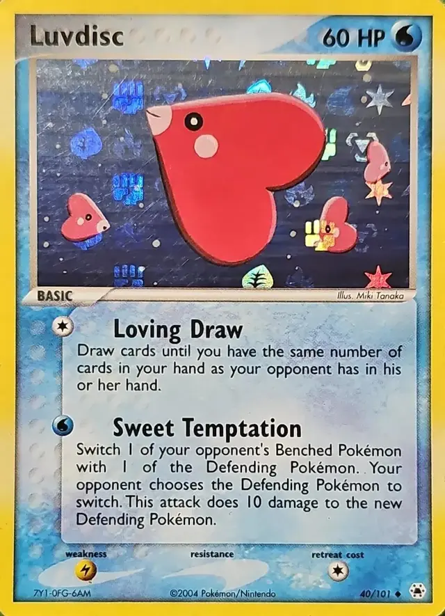 Luvdisc [Reverse Holo] - Pokemon Hidden Legends #40