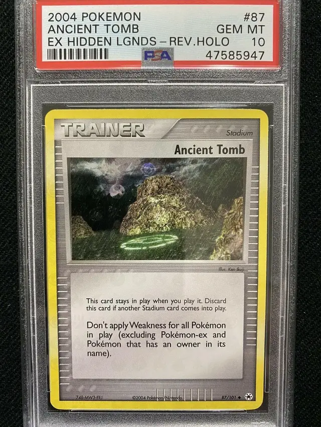 Ancient Tomb [Reverse Holo] - Pokemon Hidden Legends #87