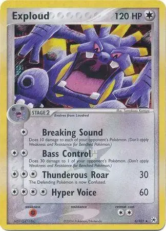 Exploud [Reverse Holo] - Pokemon Hidden Legends #6