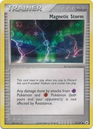 Magnetic Storm [Reverse Holo] - Pokemon Hidden Legends #91