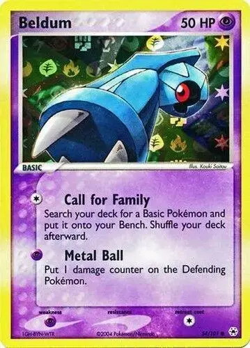 Beldum [Reverse Holo] - Pokemon Hidden Legends #54