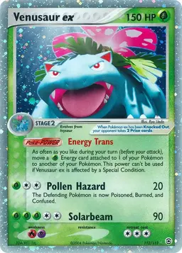 Venusaur EX #112 - Pokemon Fire Red & Leaf Green