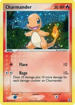 Charmander 113 - Pokemon Fire Red & Leaf Green
