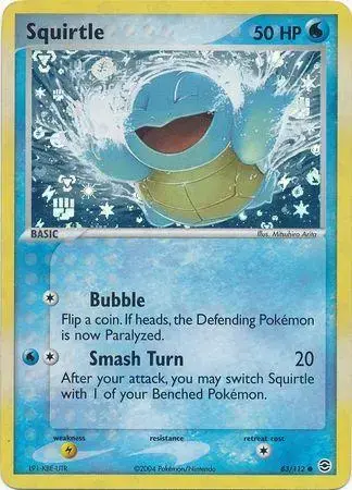 Squirtle [Reverse Holo] - Pokemon Fire Red & Leaf Green #83