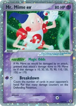 Mr. Mime EX 110 - Pokemon Fire Red & Leaf Green