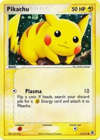 Pikachu [Reverse Holo] - Pokemon Fire Red & Leaf Green #74