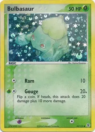 Bulbasaur [Reverse Holo] - Pokemon Fire Red & Leaf Green #55