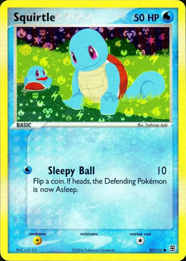 Squirtle [Reverse Holo] - Pokemon Fire Red & Leaf Green #82