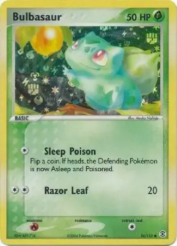 Bulbasaur [Reverse Holo] - Pokemon Fire Red & Leaf Green #54