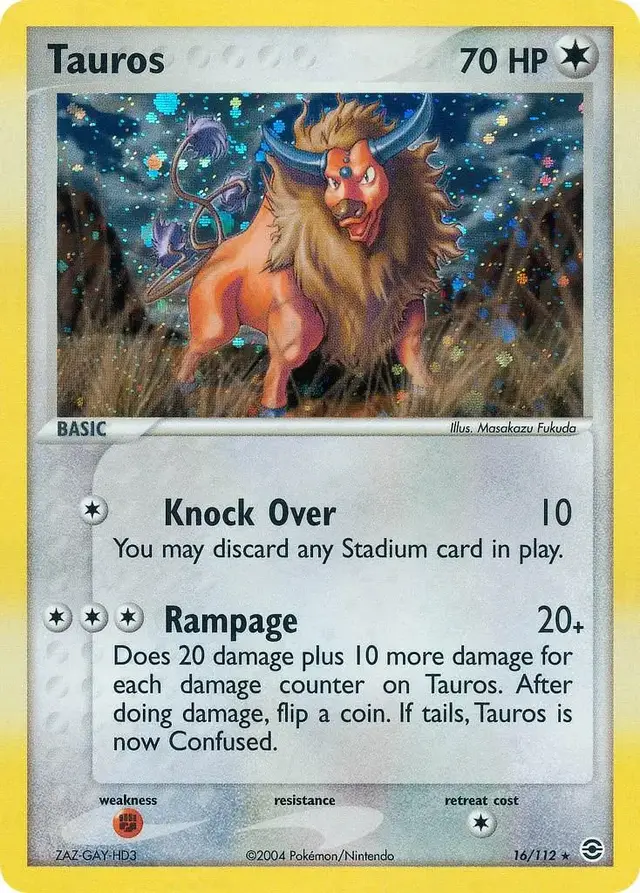 Tauros - Pokemon Fire Red & Leaf Green #16