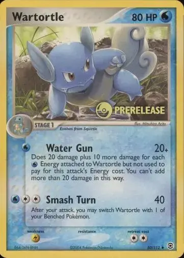 Wartortle [Prerelease] - Pokemon Fire Red & Leaf Green #50