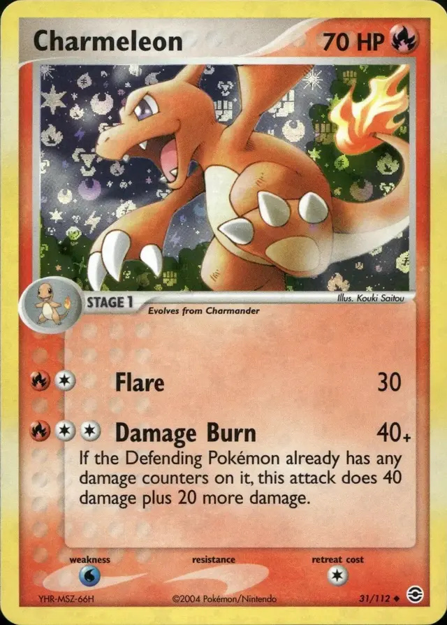 Charmeleon [Reverse Holo] - Pokemon Fire Red & Leaf Green #31