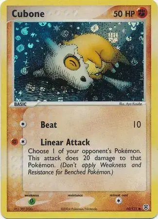 Cubone [Reverse Holo] - Pokemon Fire Red & Leaf Green #60