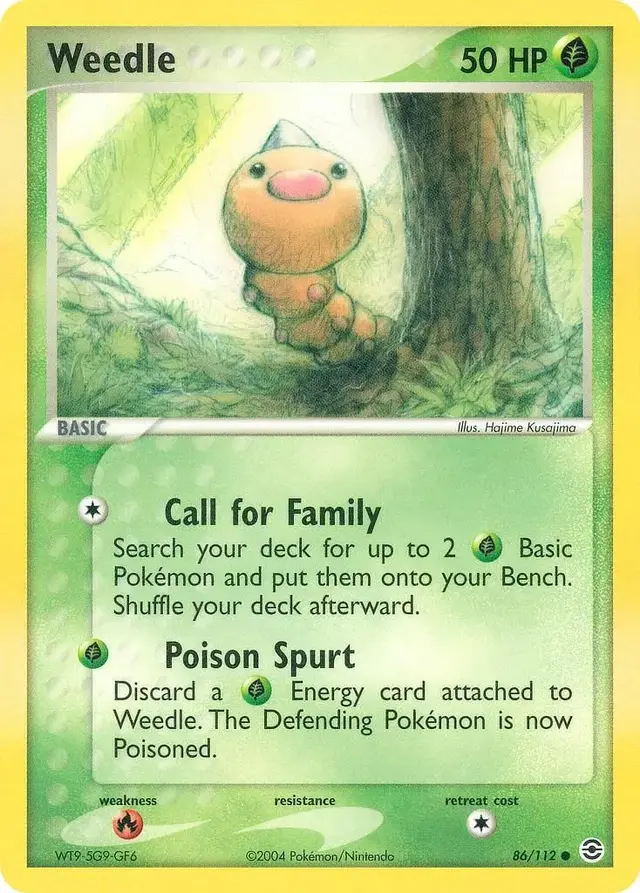 Weedle - Pokemon Fire Red & Leaf Green #86