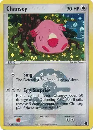 Chansey [Reverse Holo] - Pokemon Fire Red & Leaf Green #19