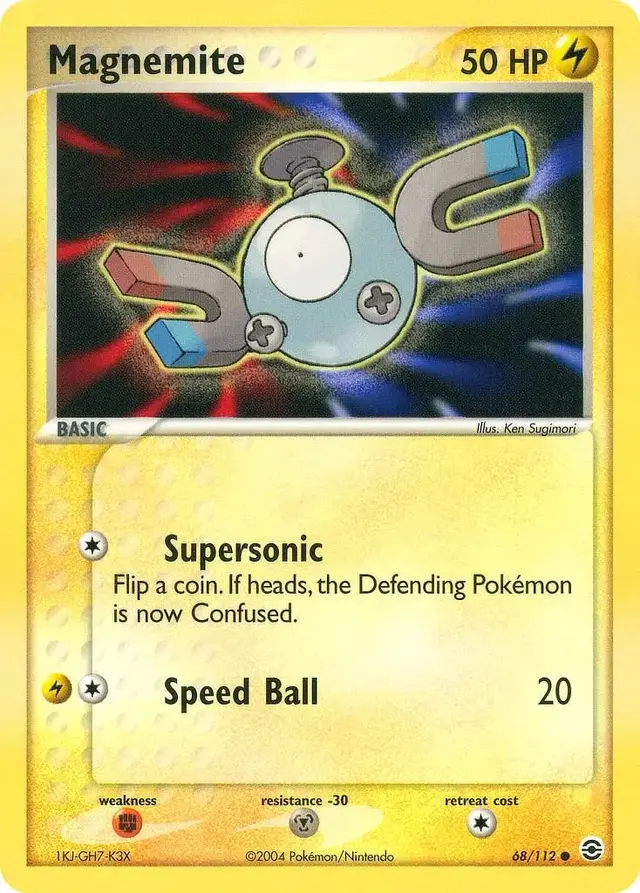 Magnemite - Pokemon Fire Red & Leaf Green #68