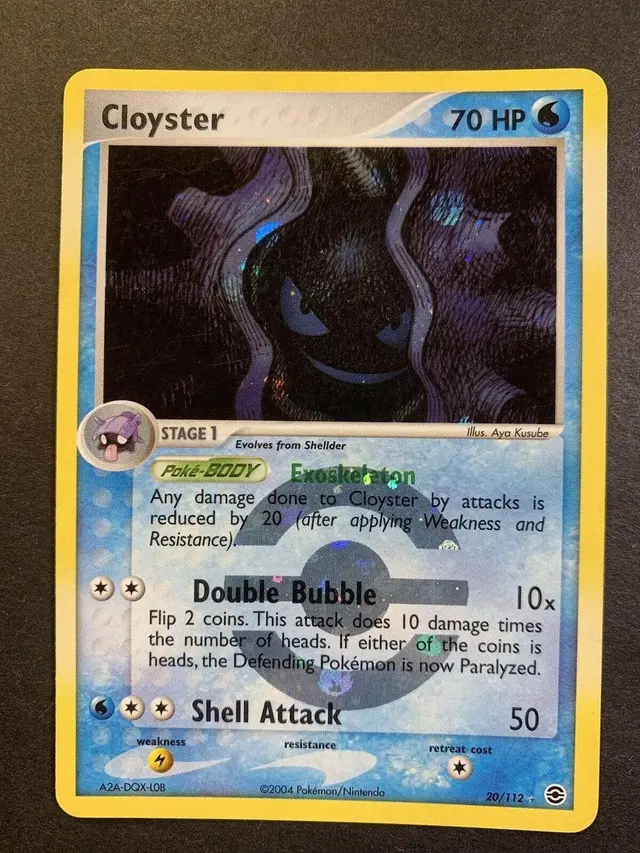 Cloyster [Reverse Holo] - Pokemon Fire Red & Leaf Green #20