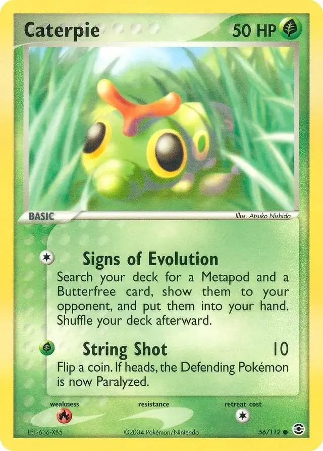 Caterpie - Pokemon Fire Red & Leaf Green #56