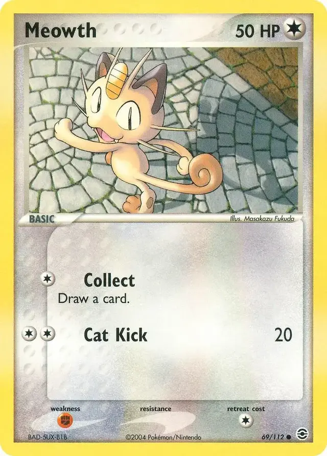 Meowth - Pokemon Fire Red & Leaf Green #69