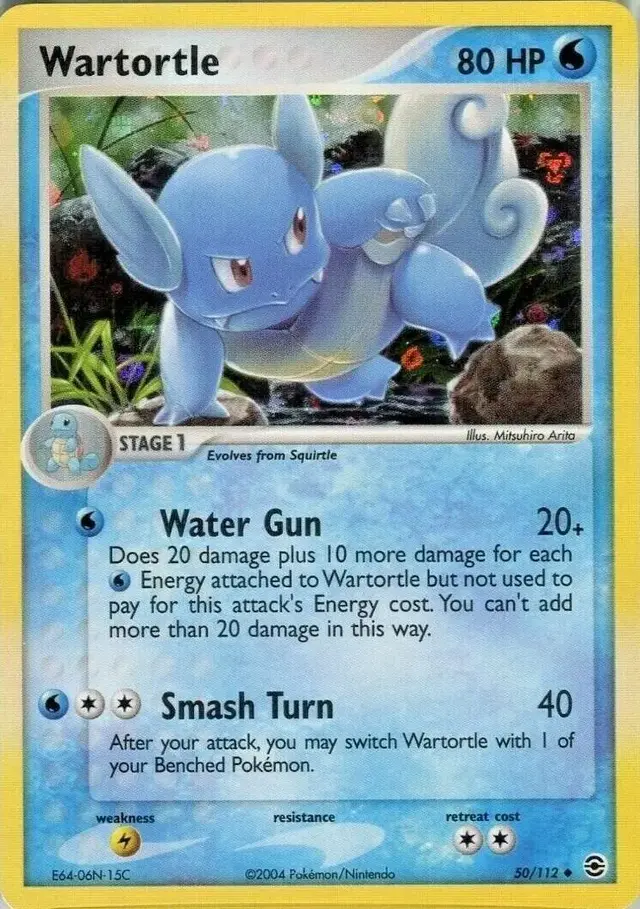 Wartortle [Reverse Holo] - Pokemon Fire Red & Leaf Green #50