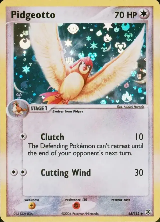 Pidgeotto [Reverse Holo] - Pokemon Fire Red & Leaf Green #45