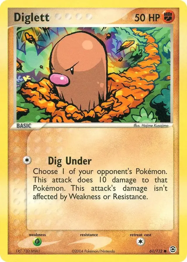 Diglett - Pokemon Fire Red & Leaf Green #61