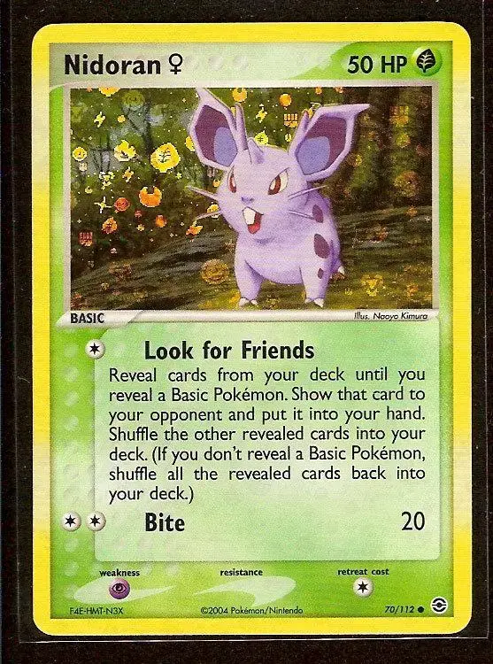 Nidoran [Reverse Holo] - Pokemon Fire Red & Leaf Green #70