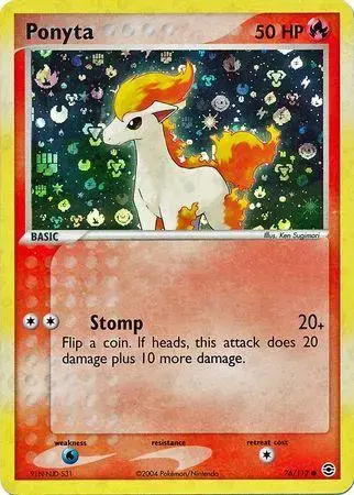 Ponyta [Reverse Holo] - Pokemon Fire Red & Leaf Green #76