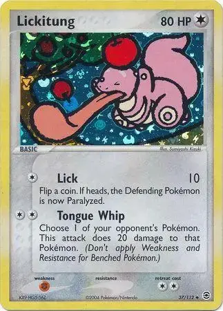 Lickitung [Reverse Holo] - Pokemon Fire Red & Leaf Green #37