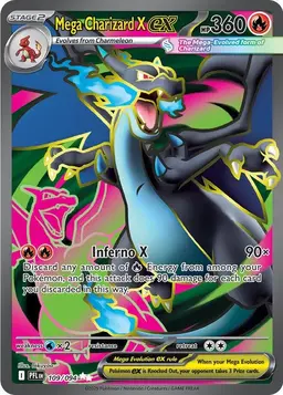 Mega Charizard X ex #109 - Pokemon Phantasmal Flames