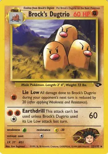 Dugtrio - Pokemon Fire Red & Leaf Green #22