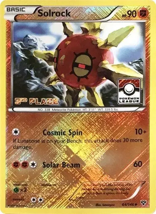 Solrock [3rd Place League] - Pokemon XY #64