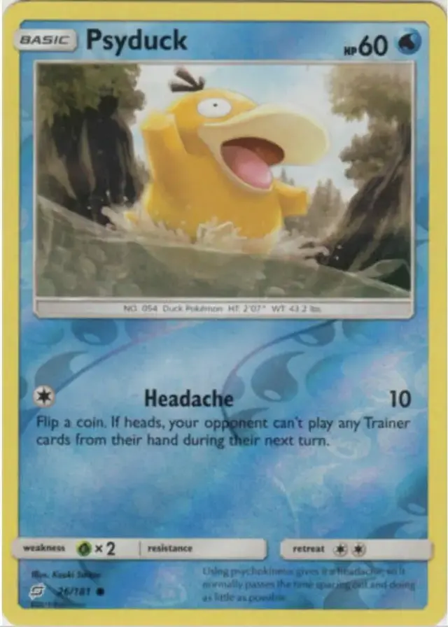 Psyduck [Reverse Holo] - Pokemon Team Up #26