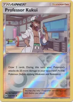 Professor Kukui [Reverse Holo] - Pokemon Sun & Moon