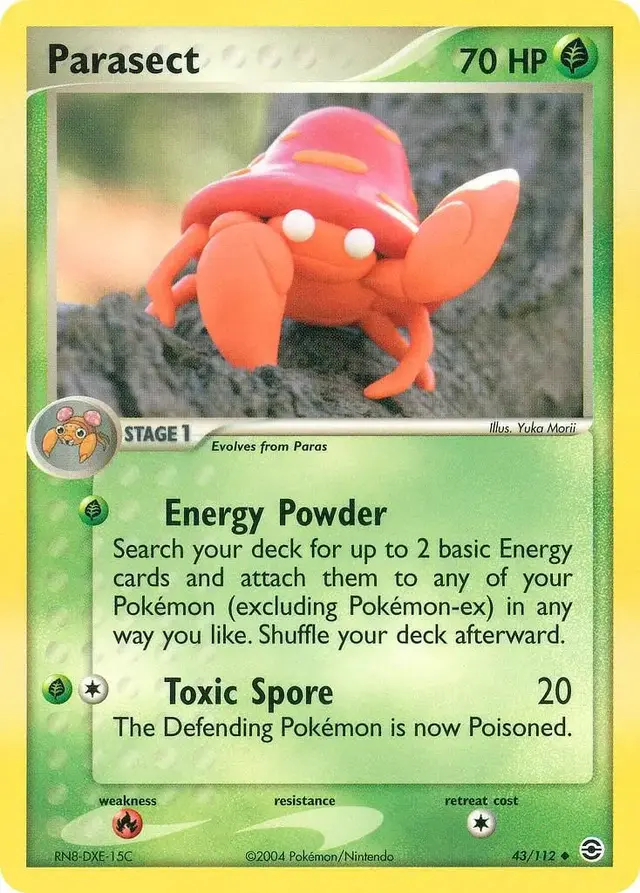 Parasect - Pokemon Fire Red & Leaf Green #43