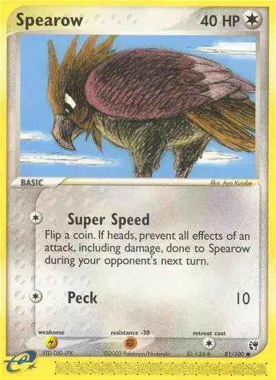 Spearow - Pokemon Fire Red & Leaf Green #81