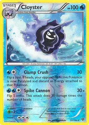 Cloyster [Reverse Holo] - Pokemon XY #32