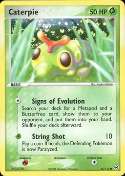 Caterpie [Reverse Holo] - Pokemon Fire Red & Leaf Green